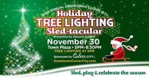 Holiday Tree Lighting Sled tacular free2funLA